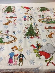 3/4 Yard Robert Kaufman How The Grinch Stole Christmas Cotton Fabric Brand New - Picture 1 of 2