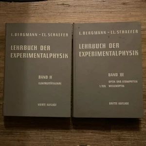 Lehrbuch der Experimentalphysik. Band II und III - Bild 1 von 3