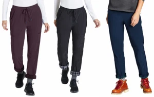 Eddie Bauer Women's Fleece Lined Pull On Travel Pants - Picture 1 of 43