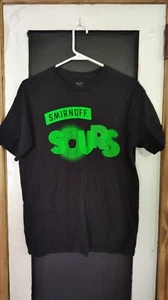mens black Smirnoff sours t shirt size Large - Picture 1 of 5