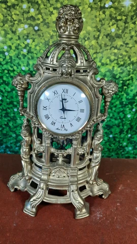 Italy Vintage Hermle Quartz Clock Mantel 16" Cover