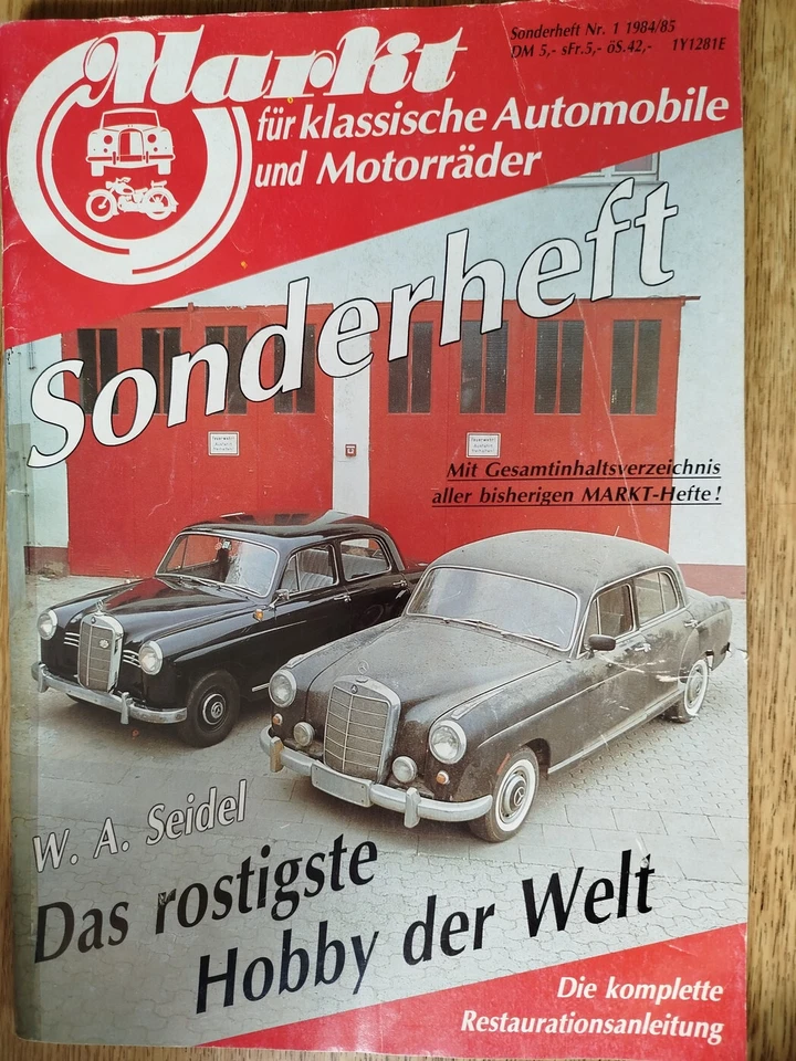 Markt Sonderheft 1 1984 1985 Restaurierungsanleitung Restaurationsanleitung - Bild 1 von 1