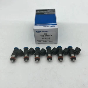 6PCS For Ford 2007-2015 Flex Lincoln Mazda 3.5 3.7L Fuel Injectors 7T4Z-9F593-B - Picture 1 of 6