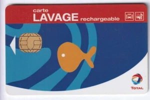 CARTE / CARD STATION OIL PETROLE .. FRANCE 10€ TOTAL AUTO POISSON 7 CHIP/PUCE - Imagen 1 de 2