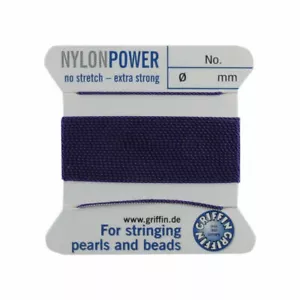 100% NYLON Cord Griffin Beading Stringing Thread COLORFUL EXTRA STRONG - Picture 1 of 21