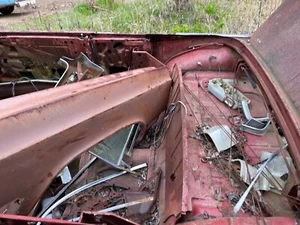1964 Olds convertible tub - rock solid - w/ ws post & stainless - Picture 1 of 5