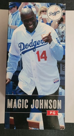 Magic Johnson 2014 Los Angeles Dodgers SGA Exclusive Bobblehead Cover