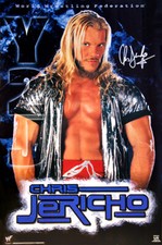 CHRIS JERICHO Y2J 2000 Rare WWE WWF Wrestling Official Vintage Original POSTER