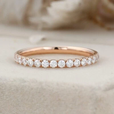 Regal Half Carat Zircon Band in 925 Silver, Free Shipping, Available All Size - Image 1 of 4