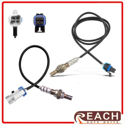 Датчик кислорода O2 вверх и вниз по течению для 2001-2004 Pontiac Grand Am 3,4 л 2 шт. - Изображение 1 из 4