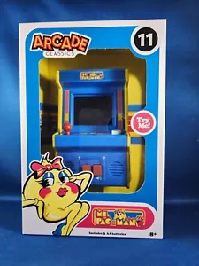 Ms PAC-MAN 11 Basic Fun Arcade Classic Mini Handheld Video Game Sealed NEW 09615 - Picture 1 of 9