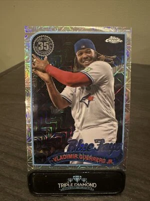 2024 Topps Series 1 #T89C-24 Vladimir Guerrero Jr 1989 Silver Pack Blue Jays - Image 1 of 2