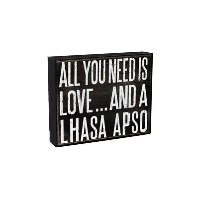 Letrero JennyGems Lhasa Apso Regalos Lhasa Apso, Amor y un Lhasa Apso, Decoración Foto 1 de 4