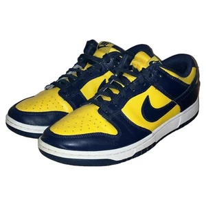 Nike Dunk Low Michigan EU 42,5 US 9 DD1391 700 Gelb Blau Sneaker Schuhe - Bild 1 von 3