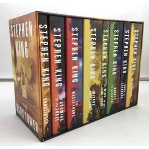 Stephen King Dark Tower Boxed Set Trade Paperback Lot of 8 Novels - Foto 1 di 10