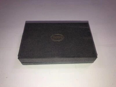 Zippo Samtbox Verpackung Display Klappbox grau für 1 limitiertes Zippo, leer neu - Bild 1 von 4