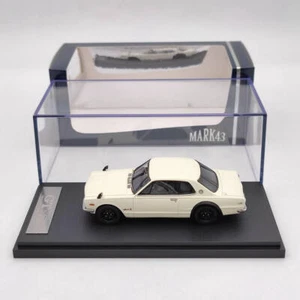 1/43 Mark43 Nissan SKYLINE 2000 GT-R KPGC10 Blanco PM4335W Modelo Coche Limitado - Imagen 1 de 6