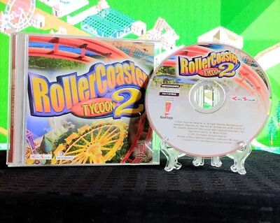 Roller Coaster Tycoon 2 Retro PC Game by Infogrames [Tested+Manual] Park Sim - Image 1 of 4