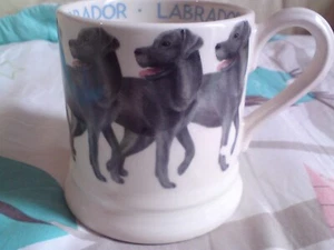 Emma Bridgewater Pottery Labrador 1/2 Pint Mug - Used Second Quality - Picture 1 of 7