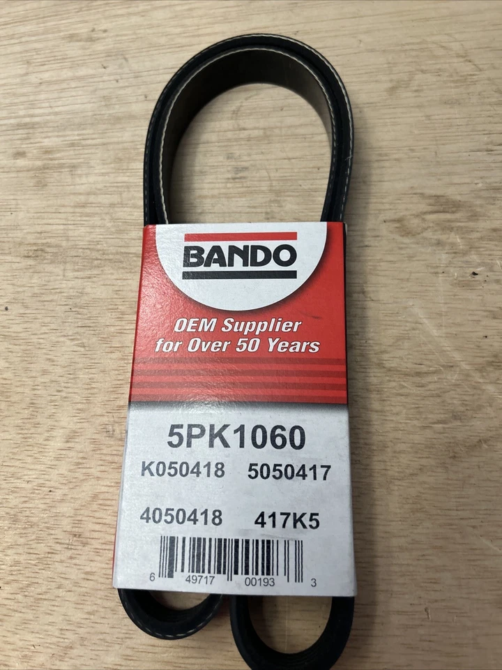 Serpentine Belt fits 2005-2014 Volkswagen Jetta Golf Rabbit  BANDO - Image 1 of 1