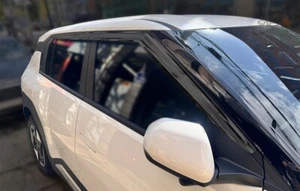 Smoke Black Side Window Visors Wind Deflector 4p for 2025 KIA EV3 - Foto 1 di 11