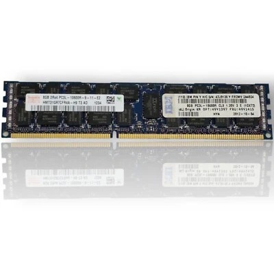 Hynix Server RAM 8GB 2Rx4 PC3L 10600R-9-11-E2 HMT31GR7CFR4A-H9 T3 ##S72 - Bild 1 von 2