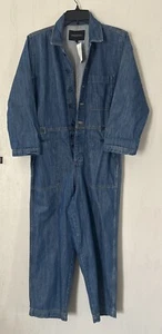 Tuta jeans donna denim BANANA REPUBLIC NUOVA CON ETICHETTE valore 140€ 6 Petite - Foto 1 di 15