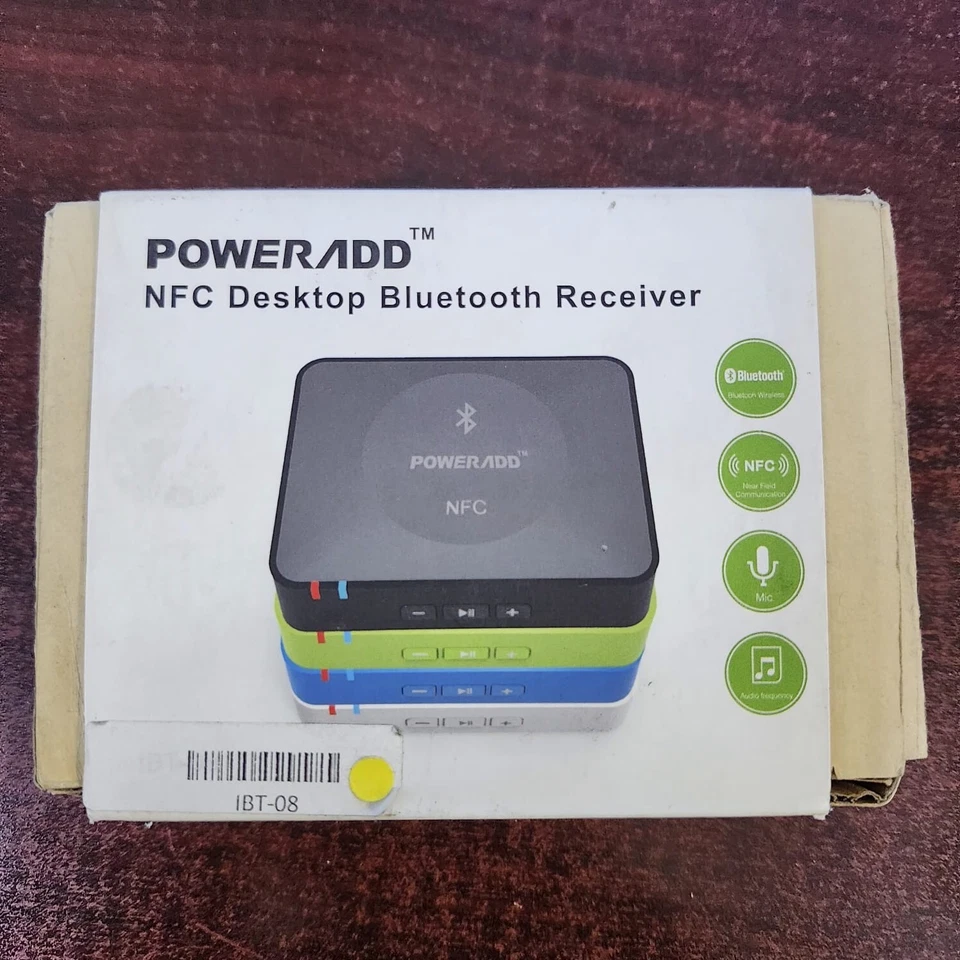 Receptor Bluetooth de escritorio POWERADD NFC Foto 1 de 2