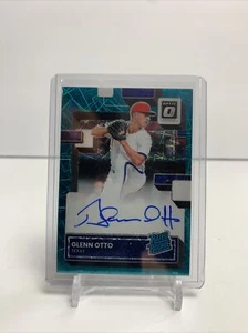 2022 Donruss Optic Rated Rookie Signature Teal Velocity #22 Glenn Otto RC 41/99 - Picture 1 of 2