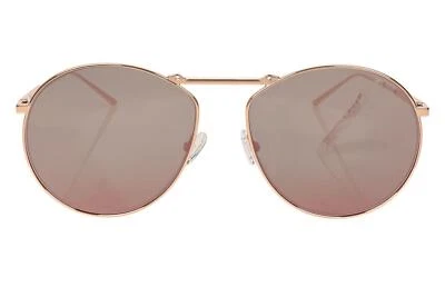 GAFAS DE SOL FENDI GENTILES #2 FF 0368S DDBAP ORO ROSA ESPEJADAS 59-16 con DEFECTO Foto 1 de 4