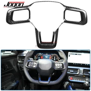 Carbono seco para Ford Mustang S650 GT 2024+ embellecedor interior del marco del volante del coche - Imagen 1 de 10
