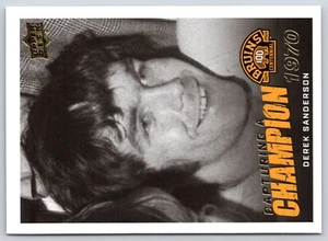 DEREK SANDERSON 2023-24 CENTENARIO BOSTON BRUINS CAPTURANDO CAMPEÓN ORO 86008 - Imagen 1 de 2