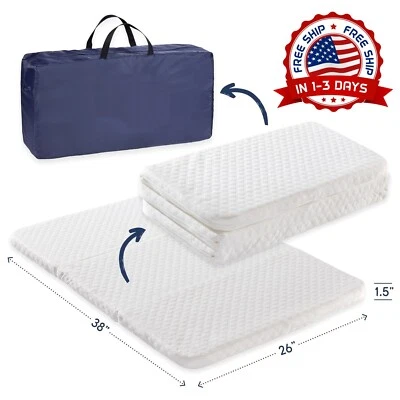 Colchón непроницаемый para parque infantil, cubrecolchón portátil para cuna США НОВЫЙ - Изображение 1 из 4