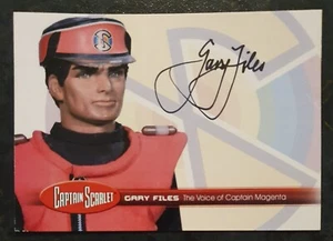 GARY FILES - Signed Official Trading Card - TV - CAPTAIN MAGENTA - Picture 1 of 2