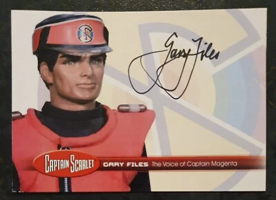 GARY FILES - Signed Official Trading Card - TV - CAPTAIN MAGENTA - Image 1 of 2