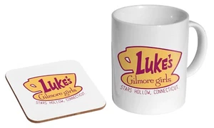 Gilmore Girls Lukes Diner - Juego de regalo de taza de café/té y montaña rusa - Imagen 1 de 1