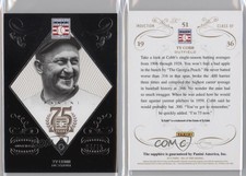 2014 Panini Hall of Fame 75th Anniversary Sapphire /15 Ty Cobb #51 HOF
