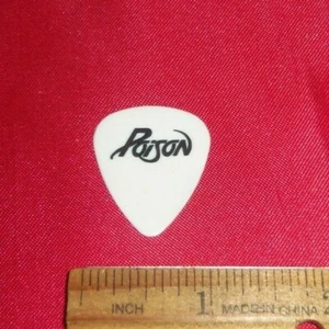 Pastilla de guitarra Poison 1988 Bret Michaels - ¡Abre y di Ahh! Tour - Imagen 1 de 2