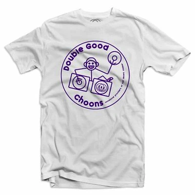 DOUBLE GOOD GARMENTS Double Hooj Choons Acid House Dance Music Rave DJ Men's T-Shirt