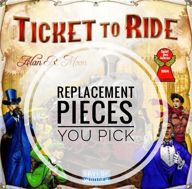 Отдельные и лот товаров Ticket to Ride запасные части для игры в поезд -UPick 2018 - 2021 - Изображение 1 из 1