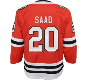 Youth Chicago Blackhawks Brandon Saad NHL Branded Premier Home Jersey L/XL - Picture 1 of 1