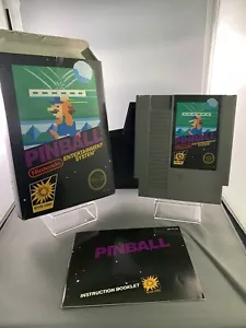 circle seal Pinball complete in box original nintendo nes game no foam no insert - Picture 1 of 8
