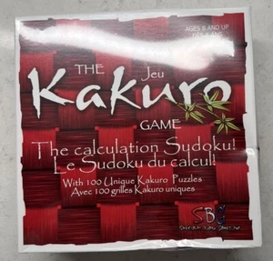 THE Jeu Kakuro Game The Calculation Sudoku 100 Unique Puzzles New/Sealed - RARE - Picture 1 of 4
