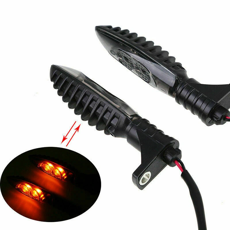 Pair Front LED Turn Signal Light Amber Lamp Fit For BMW R 1200 S 2006-2008 - Image 1 of 4