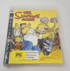 Playstation 3 The Simpsons Game PS3 Game Complete Aus - Picture 1 of 7
