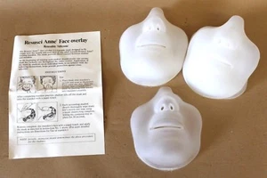 RESUSCI ANNE SILIKON GESICHT OVERLAYS LAERDAL 50 EA NEU - Bild 1 von 4