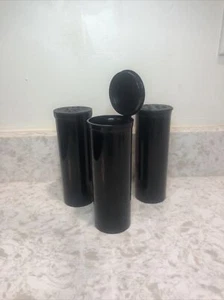 Large Pop Top Pre-Roll Tube  Pot Container - Smell Proof, Child Proof BLACK - Picture 1 of 3