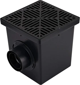 1200BKITRTL1PK Square Catch Basin Drain Kit with 2-Opening Catch Basin Drain, 2 - Picture 1 of 12