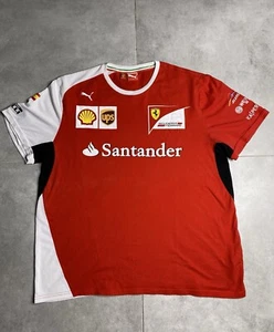 Puma Ferrari Scuderia Vintage T Shirt Tee Racing Logo Formula 1 Size XXL F1 Red - Picture 1 of 3