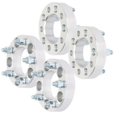 4 Pcs 1.25" 32 mm Wheel Spacers 5x4.5 1/2"x20 For Ford Crown Victoria 1992-2011 - Image 1 of 4